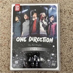 1D One Direction Up All Night The Live Tour DVD – black, red, gray